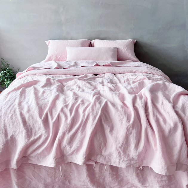 Lilac Pink Linen Duvet Cover 100 Pure Linen Duvet Covers Linen Bedding