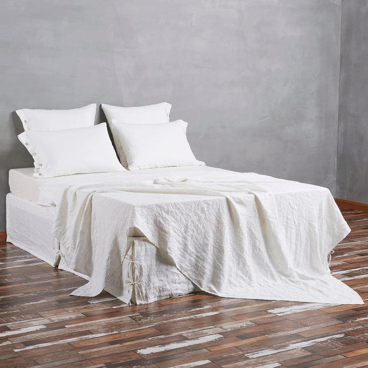 Bed Linen Flat Sheet Ivory - Linenshed
