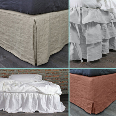 Linenshed bed skirts to fit in your luxury bedding set