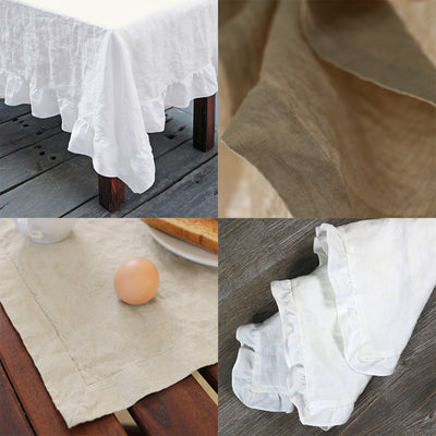 Outdoor activities: Let linen be the base for your meal