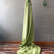 Linen Green Tea Flat Sheet On Stand - linenshed USA