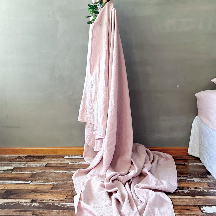 Bed Linen Flat Sheet Lavender Pink - linenshed
