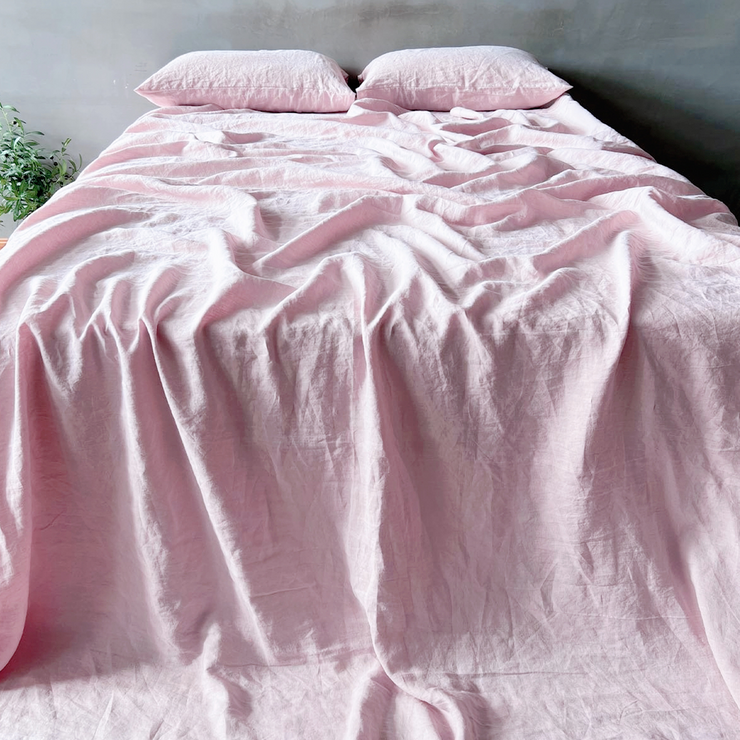 Front View Of Bed Linen Flat Sheet - Linenshed