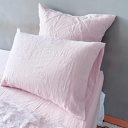 Close Up Linen Pillowcases Lavender Pink - Linenshed
