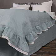 Two Tones inseam/Turn seam coverlet - Linenshed