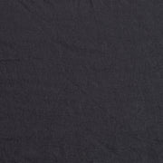 Close Up Black Linen Fabric - Linenshed