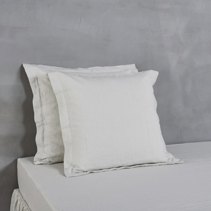 French Border Linen Pillowcases - linenshed