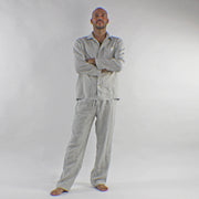 Mens Linen Pajamas Set