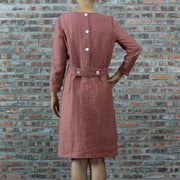 French Vintage Linen Dress  - Linenshed