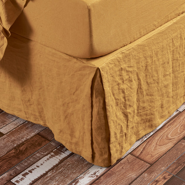 Linen Four Sided Bed Skirt