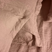 Flanged Linen Pillowcases (set of 2) Nude