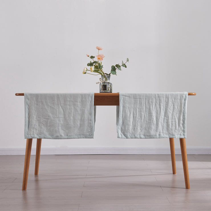 Table Runner Icy Blue - Linenshed