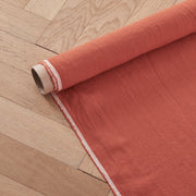 Coral Linen Fabric by Meter - Linenshed