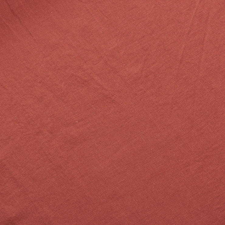 Close Up Coral Linen Fabric by Meter - Linenshed