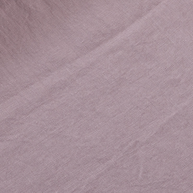 Close Up Lilac Linen Fabric by Yarn - Linenshed