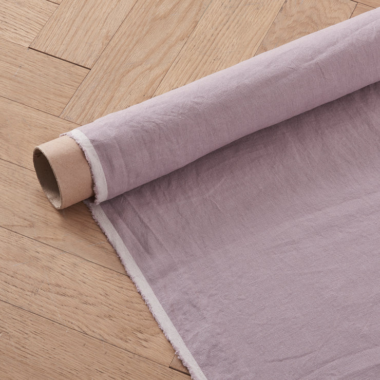 Lilac Linen Fabric by Yarn - Linenshed 